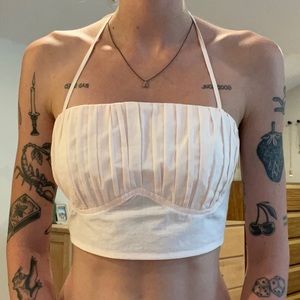 Pacsun L.A. Hearts double tie crop top
